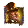 high noon duel yellow man symbol