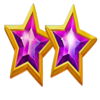 hit the crown hold and spin stars symbol