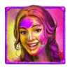 holi hai girl symbol