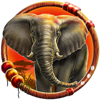 hot africa elephant symbol