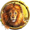hot africa lion symbol
