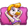 hot bull duck bikini symbol