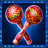 hot chilli party maracas symbol