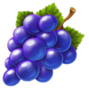 hot clock grapes symbol