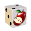 hot diamonds 100 dice apple symbol