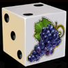 hot diamonds 40 dice grapes symbol