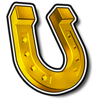 hot fruit dash gold horseshoe symbol