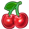 hot fruits xmas cherry symbol