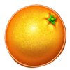 hot fruits xmas orange symbol