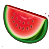 hot fruits xmas watermelon symbol