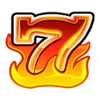 hot lucky 7s 7 fire symbol