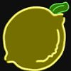 hot neon lemon symbol