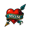 hot rod hog mom tattoo symbol