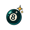 hot rod hog sparkle 8 ball symbol