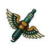 hot rod hog winged spark plug symbol