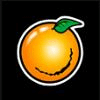 hot scatter orange symbol