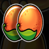 hot stroke orange symbol