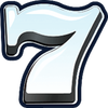 hot triple seven white seven symbol