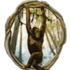 hot volcano monkey symbol