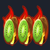 hot volcano triple fire kiwi symbol