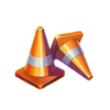 huff n puff money mansion cones symbol