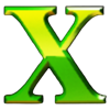 hundreds and thousands x symbol