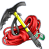 ice picks tools symbol