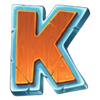 icy rampage letter k symbol