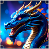imperial flames blue dragon symbol