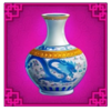 imperial relics three pots dragon vase symbol