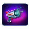 invaders blitz laser gun symbol