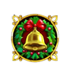 irish coins hold and win christmas bell symbol