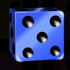 irish lucky dice blue symbol