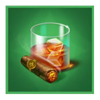 iron bank 2 whiskey cigar symbol