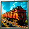 iron rail riches coal train symbol