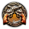 iron sight guns symbol