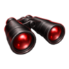 ispy crimson binoculars symbol