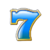 jackpot 5x wins blue 7 symbol