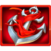 jaws and jewels power combo red anchor symbol