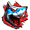 jaws of justice shark symbol