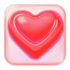 jelly candy heart symbol