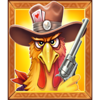 johnny vs chicken rooster symbol