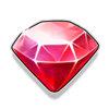 joias da folia red diamond symbol