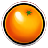 joker bling orange symbol