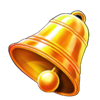 joker qwin hold and win bell symbol