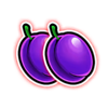 juicy sevens jackpot plums symbol