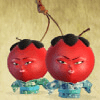 jumping fruits cherries symbol