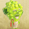jumping fruits grapes symbol