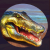 kalahari safari crocodile symbol
