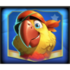 king kong even bigger balls parrot character symbol